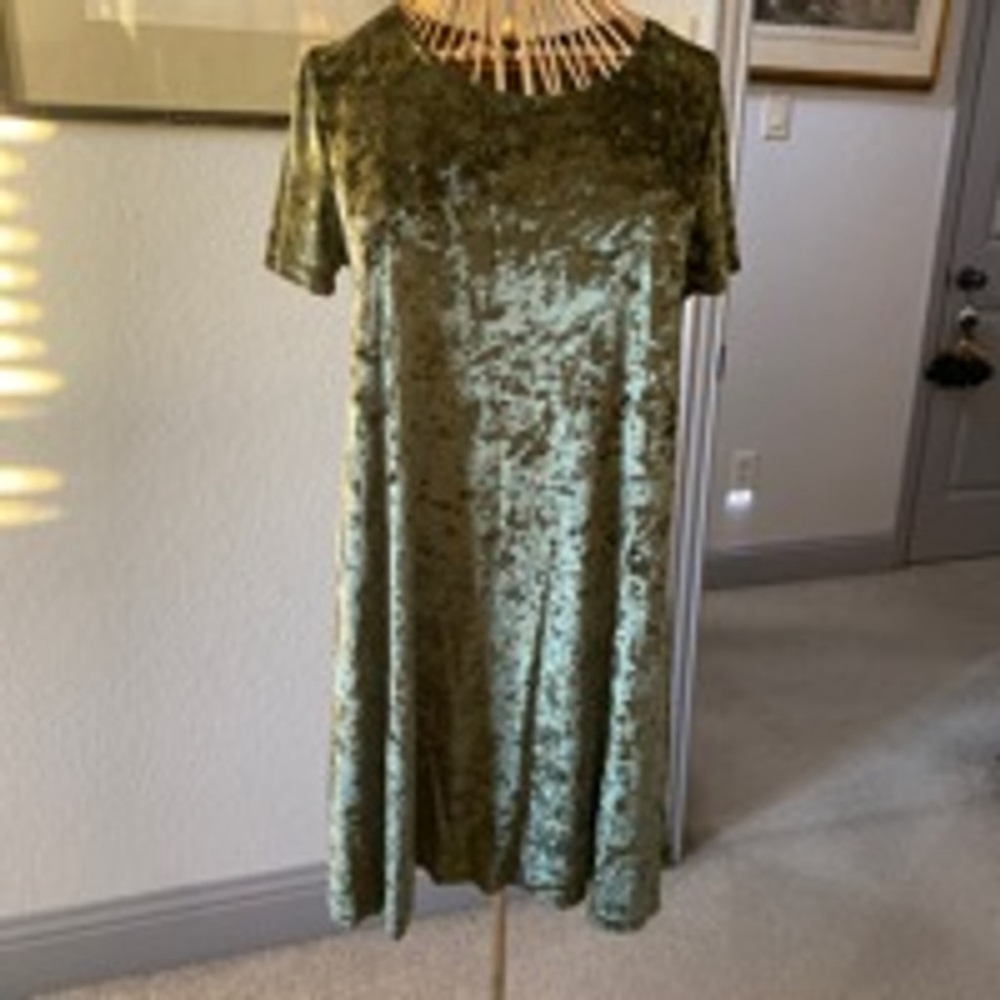 NWOT-Women's Rolla Coaster Dress, L, Olive Green